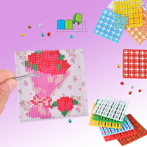 Jeu de puzzle en mosaïque de pixels Montessori, ensemble éducatif d'<span class=keywords><strong>art</strong></span> et d'artisanat DIY <span class=keywords><strong>pour</strong></span> enfants, kit de loisirs créatifs interactif parent-enfant - Product Image 1