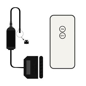 Feican Chất lượng cao đồ nội thất điều khiển từ xa LED RGB bước tần số ánh sáng RF Dimmer 48W/72W 2-năm bảo hành - Product Image 3