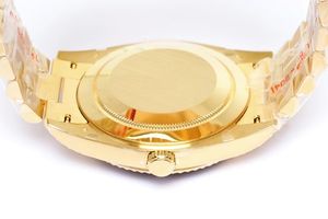 Reloj Deportivo Mecánico de Acero 904L de Lujo y Súper Calidad de Fábrica EWE, 40 mm, Resistente al Agua, 228238, Correa Dorada Luminosa, Movimiento 2836 - Product Image 5