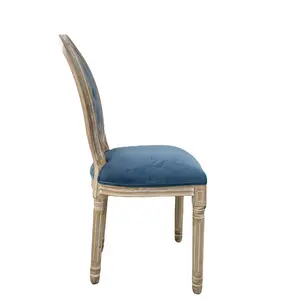 European dining chair retro do old American solid wood restaurant hotel diffuse cafe designer casual new Chinese chair