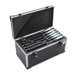 Dasqua 0-150mm 6pcs Analog Outside <b>Micrometer</b> Set 0-25mm 25-50mm 50-75mm 75-100mm 100-125mm 125-150mm Micrmetro Exterior 4111-82 - Product Image 4
