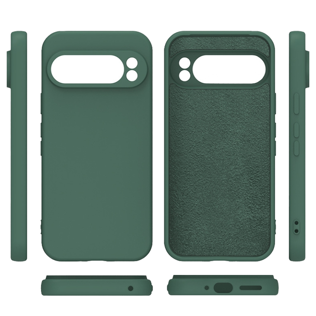 Soft TPU Back Cover with Shockproof Liquid Silicone Mobile Phone Cases for Google Pixel 3 3A 4 4A 5 5A 6 7 8 9 Pro