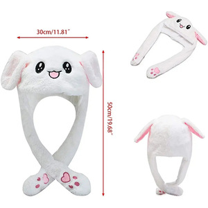 <span class=keywords><strong>Gorro</strong></span> Luminoso para Niños: Presiona la Oreja para Hacer que se Mueva - <span class=keywords><strong>Gorro</strong></span> de Invierno <span class=keywords><strong>con</strong></span> <span class=keywords><strong>Luz</strong></span> LED de Dibujos Animados y Parte Superior Redonda - Product Image 6