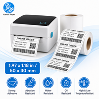 Etiquetas Adhesivas Térmicas Directas, Rollo de Etiquetas Térmicas 50x30mm, Rollo de Etiquetas Térmicas Directas Autoadhesivas para Códigos de Barras