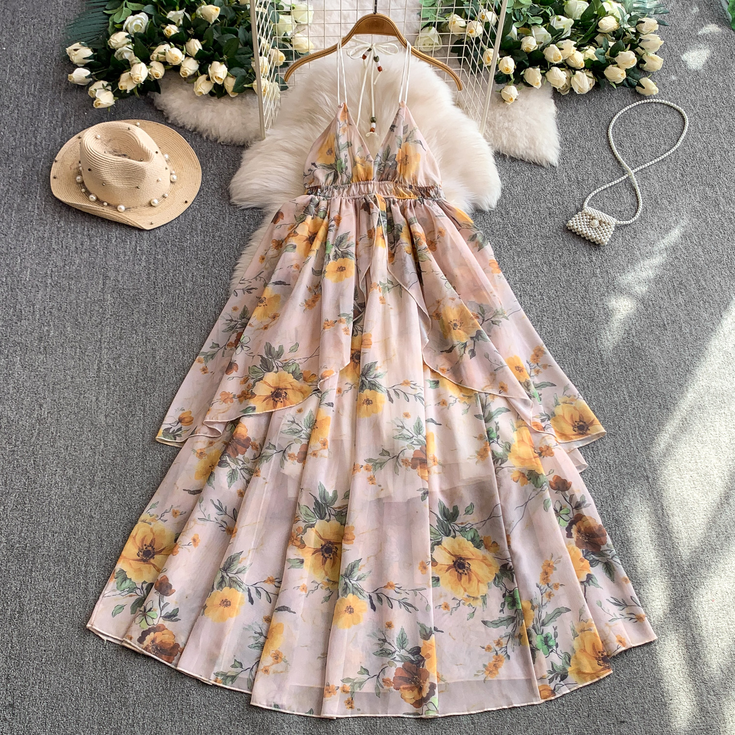 Neck Designs for Ladies Suit Chiffon Dress - Wholesale