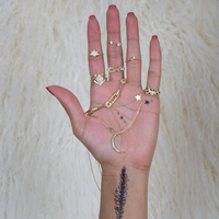 Gemnel 925 argent bébé Animal léopard Yiwu Gemnel bijoux Co ouvert réglable Animal léopard anneaux