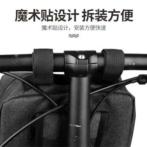 Kavat Handlebar Bag Grey 10L Portable Cycling Front <b>Tube</b> Bag With Zipper Pocket For Mountain Bike - Product Image 4