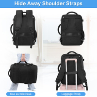 Sac à dos de voyage avec compartiment pour ordinateur portable 16 pouces, approuvé par les compagnies aériennes, avec port USB, multi-compartiments, sac à chaussures pour voyage d'affaires