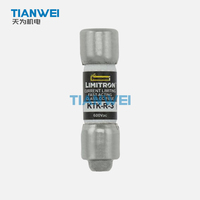 Fusibles à limitation de courant à action rapide EATON série KTK-R, classe CC, 2A / 3A / 4A, 600VAC, pouvoir d'interrupteur 200kA