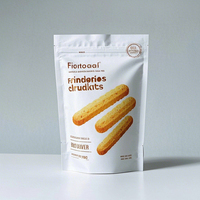 Emballage de produits comestibles de collation de chips croquantes à la cannelle de fruits imprimés sur mesure Sacs en mylar écologiques