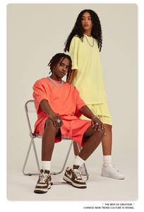 Camiseta de Verano 305G para Hombre, 100% Algodón, Talla Grande, Tejido Resistente, Color Sólido, Manga Corta - Product Image 5