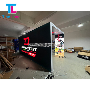 TianLang Taille personnalisée SEG Tissu Aluminium Extrusion Publicité Affichage LED Boîte à lumière pour stand - Product Image 2