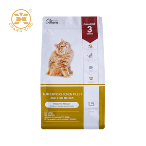 Emballage pour aliments pour animaux de compagnie imprimé avec logo personnalisé, directement de l'usine, sacs en mylar à fond plat, fermeture éclair PET/AL/PE pour aliments pour chiens et chats - Product Image 2