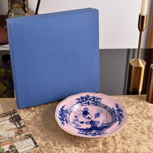 Service de table en porcelaine européenne de haute qualité, nouveau modèle multicolore, assiette creuse de 9 pouces avec boîte cadeau, écologique - Product Image 4