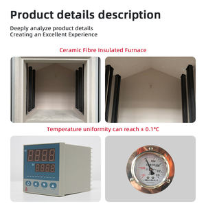 אווירה ואקום תנור גבוה ואקום הלחמת תנור אינרטי גז inert תנור ניסיוני מתכת 1200c 1400c 1600c 1600c - Product Image 6