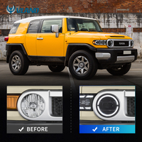 VLAND-Phares et grilles LED d'usine, accessoires de voiture pour Land-Rover Style FJ Cruiser 2007-2014, projecteur à double faisceau