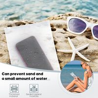 Sac d'emballage personnalisé en PE mat dépoli avec fermeture éclair pour vêtements, chaussettes à manches courtes, sous-vêtements, sac auto-scellant pour vêtements