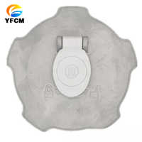 Pièces d'excavateur, bouchon de réservoir de carburant pour Dongfeng Tianlong KL Tianjin KR Hercules KC Dayun M3 Balong T5 M5 M7 T7