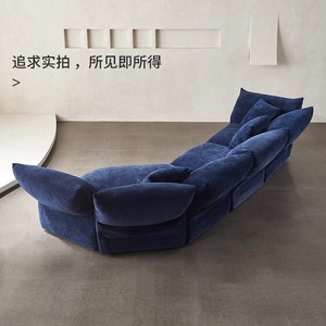 Sofá de Terciopelo Chenille en Forma de L con Reposabrazos Ajustables, Diseño Recto, Muebles para Sala de Estar - Product Image 4