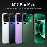 هاتف محمول M17 Pro Max 4G CDMA بنظام أندرويد 10.0، شاشة HD مقاس 6.56 بوصة، كاميرا خلفية 13 ميجابكسل، كاميرا أمامية 2 ميجابكسل، ذاكرة وصول عشوائي 3 جيجابايت، ذاكرة تخزين 16 جيجابايت، يدعم اللغتين الإسبانية والألمانية