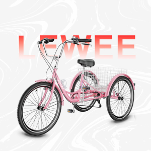 Triciclo motorizzato chiuso per adulti Lewee, 7 velocità, 26 pollici, <span class=keywords><strong>a</strong></span> <span class=keywords><strong>tre</strong></span> <span class=keywords><strong>ruote</strong></span> - Product Image 1