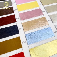 Rouleau de cuir synthétique PU effet vieilli craquelé et froissé, 20 couleurs, pour la fabrication de chaussures, sacs à main, bagages et accessoires de bricolage