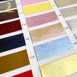 Rouleau de cuir synthétique PU effet vieilli craquelé et froissé, 20 couleurs, pour la fabrication de chaussures, sacs <span class=keywords><strong>à</strong></span> <span class=keywords><strong>main</strong></span>, bagages et accessoires de bricolage - Product Image 2