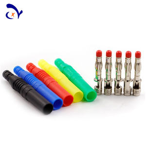 Amass 25.503 Kupfer-Bananenstecker im Montage-Stil, 4mm, Vollständig Isoliert, Sicherheitsabgeschirmter Stecker für DIY-Messleitungen - Product Image 4