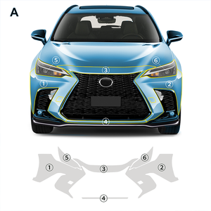 Película automotriz transparente tpu7.5MIL de alta calidad al por mayor transfronteriza precortada <span class=keywords><strong>para</strong></span> LEXUS NX 250 350 350H 450H 2022-2024 - Product Image 5
