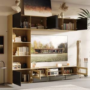 Custom wall <strong>units</strong> for living room High Quality Full Home Custom Cabinets for Modern Living Room Interiors - Product Image 3