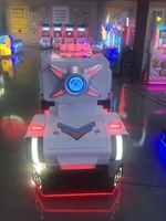 Voiture à pédales à monnayeur pour parcs d'attractions, machine de jeu dynamique pour enfants, jeu de course et de conduite en arcade intérieure
