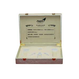 กล่องใส่เครื่องสำอางน้ำมันหอมระเหยหนัง PU สีทองสำหรับผู้ชายลายทางแบบยืนสำหรับใส่ไข่ไข่แดงเป็นของขวัญ - Product Image 4