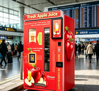 Distributeur automatique de jus de pomme frais 24h/24, haute qualité, directement de l'usine, haute rentabilité, distributeur automatique de jus de fruits en libre-service
