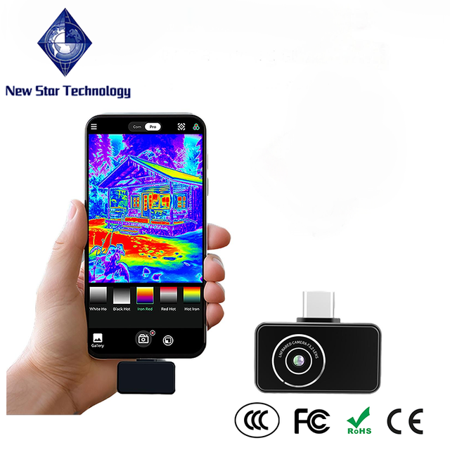 Z5mini Plug-in Thermal Imaging Camera 256x192 HD Thermal Imager Type-C Infrared Device for Android Phones