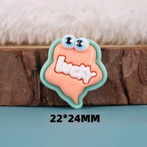 เคสใส่โทรศัพท์ทำมือลายตัวอักษร<span class=keywords><strong>ภาษา</strong></span>อังกฤษทำจากเรซินอุปกรณ์ตกแต่งโมเดลสัตว์อนิเมะทำด้วยมือเรซินทำมือ - Product Image 6