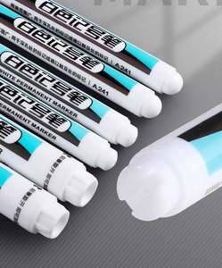 ปากกาเจลเขียนยางกันน้ำสองหัว ขนาด 0.7/1.0/2.5 มม. แบบถาวร สีขาว สำหรับเขียนกราฟฟิตี ปลอดภัยต่อสิ่งแวดล้อม 1 ชิ้น - Product Image 2