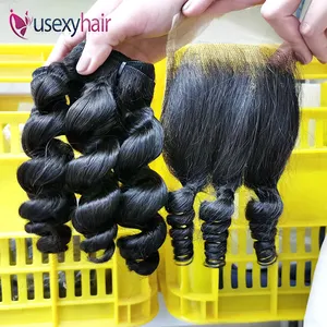 Cabello humano virgen sin procesar, grado 12A, cutícula alineada, muy doble estiramiento, vietnamita, venta al por mayor de vietnam