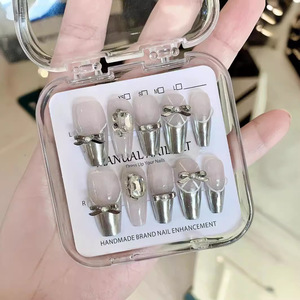 Juego <span class=keywords><strong>de</strong></span> 10 <span class=keywords><strong>Uñas</strong></span> Postizas <span class=keywords><strong>de</strong></span> Alta Calidad, Hechas a Mano y Personalizables <span class=keywords><strong>con</strong></span> Diferentes Formas, <span class=keywords><strong>Uñas</strong></span> a Presión - Product Image 3