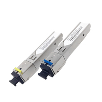Módulo Transceptor Óptico SFP BIDI 1.25G 20KM SC 1310/1550nm Tx/Rx SM, Compatible con RoHS, CE, FCC, Proyecto de Red, DDM