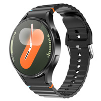 Smartwatch Watch7 Max per Monitoraggio Salute 24/7, Chiamate, SpO2, Sonno, Frequenza Cardiaca, Sport, Promemoria Messaggi, Cinturino in Silicone