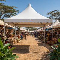 Nouvelle tente de stand d'exposition Duocai, tente gazebo 3x3 pour extérieur en promotion