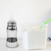 Pailles de qualité alimentaire, sans BPA, pour biberons de 240 ml (8 oz) pour bébés et nourrissons, en acier inoxydable 304/316