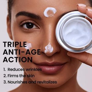 Private Label Kollagen Retinol Hyaluronsäure 7% Tiefenwirksame Feuchtigkeitspflege Wissenschaftlich Bewährte Formel Creme Hautpflege Gesichtscreme - Product Image 4