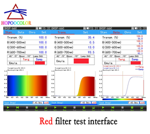 เครื่องวัดการสะท้อนแสง (%) การสะท้อนแสงแบบสเปกตรัม และอุปกรณ์ทดสอบสเปกโตรมิเตอร์การส่งผ่านแสง - Product Image 4