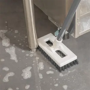 床掃除ブラシほうきヘッドクリーニングほうきプラスチック回転可能