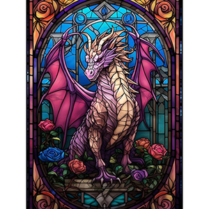 Vendite dirette della fabbrica 5d pittura diamante <span class=keywords><strong>viola</strong></span> dinosauro pittura diamante personalizzata Set decorazione per la casa regalo - Product Image 3