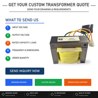 Transformateur EI76 300 VA 48 Volts AC, transformateur élévateur/abaisseur AC/DC, transformateur basse fréquence EI