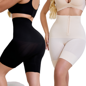 <span class=keywords><strong>Gaine</strong></span> amincissante <span class=keywords><strong>post</strong></span>-<span class=keywords><strong>partum</strong></span> avec fermeture éclair frontale, pantalon de maintien de la taille, ceinture <span class=keywords><strong>abdominale</strong></span>, contrôle du ventre, culotte de contrôle - Product Image 4