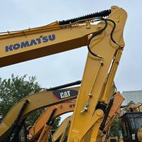 Excavatrice Komatsu PC200-8 d'occasion avec pièces hydrauliques complètes pour projet d'excavation de canalisations