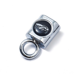 Aluminum Alloy <b>Key</b> <b>Ring</b> Zinc Alloy Round <b>Car</b> Logo Keychain For Men Home Use - Product Image 2